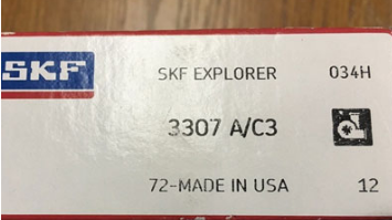 SKF 3307 A/C3 ball bearings